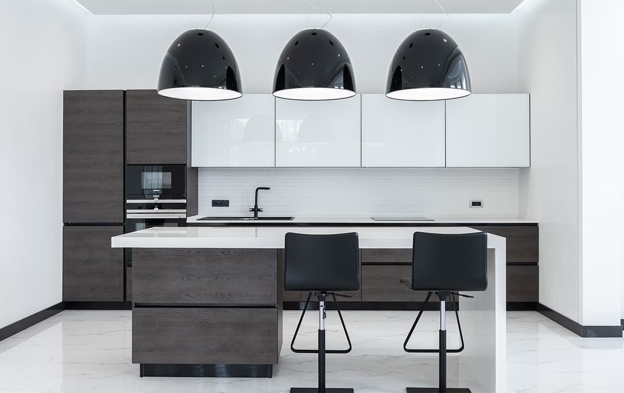 Black and White Kitchen Decor Inspiration by DeCasa Collections