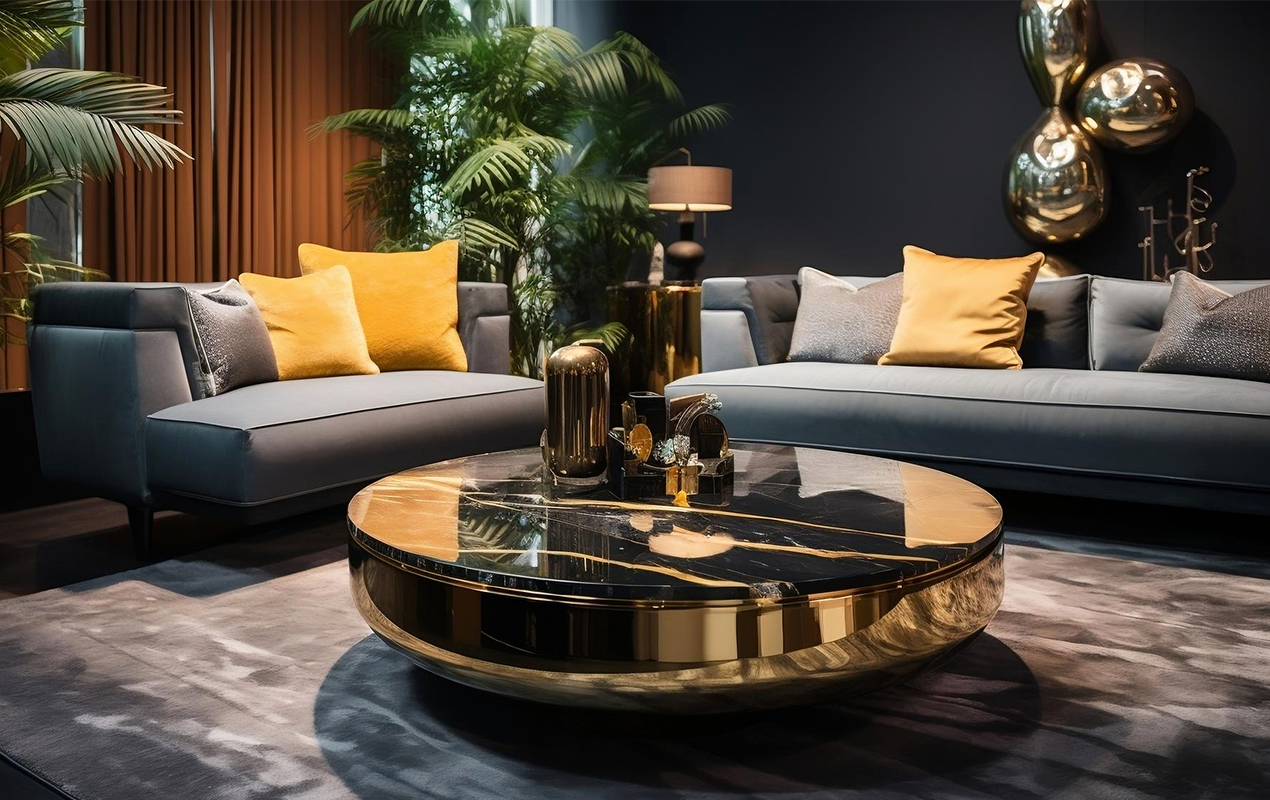 Add a Luxe Touch To Your Home With 23 Gold Coffee Table Ideas