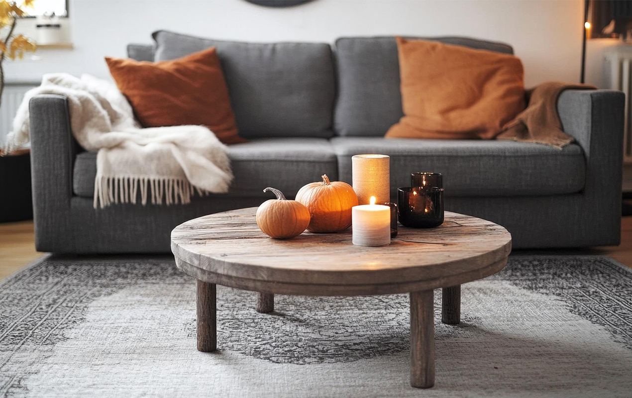 Does a round coffee table make a room look bigger