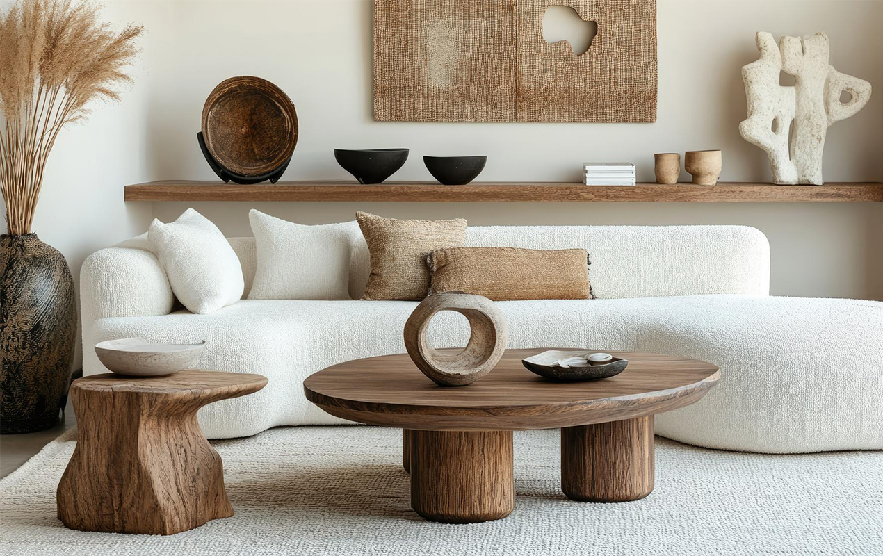 Home interior when to use a round coffee table