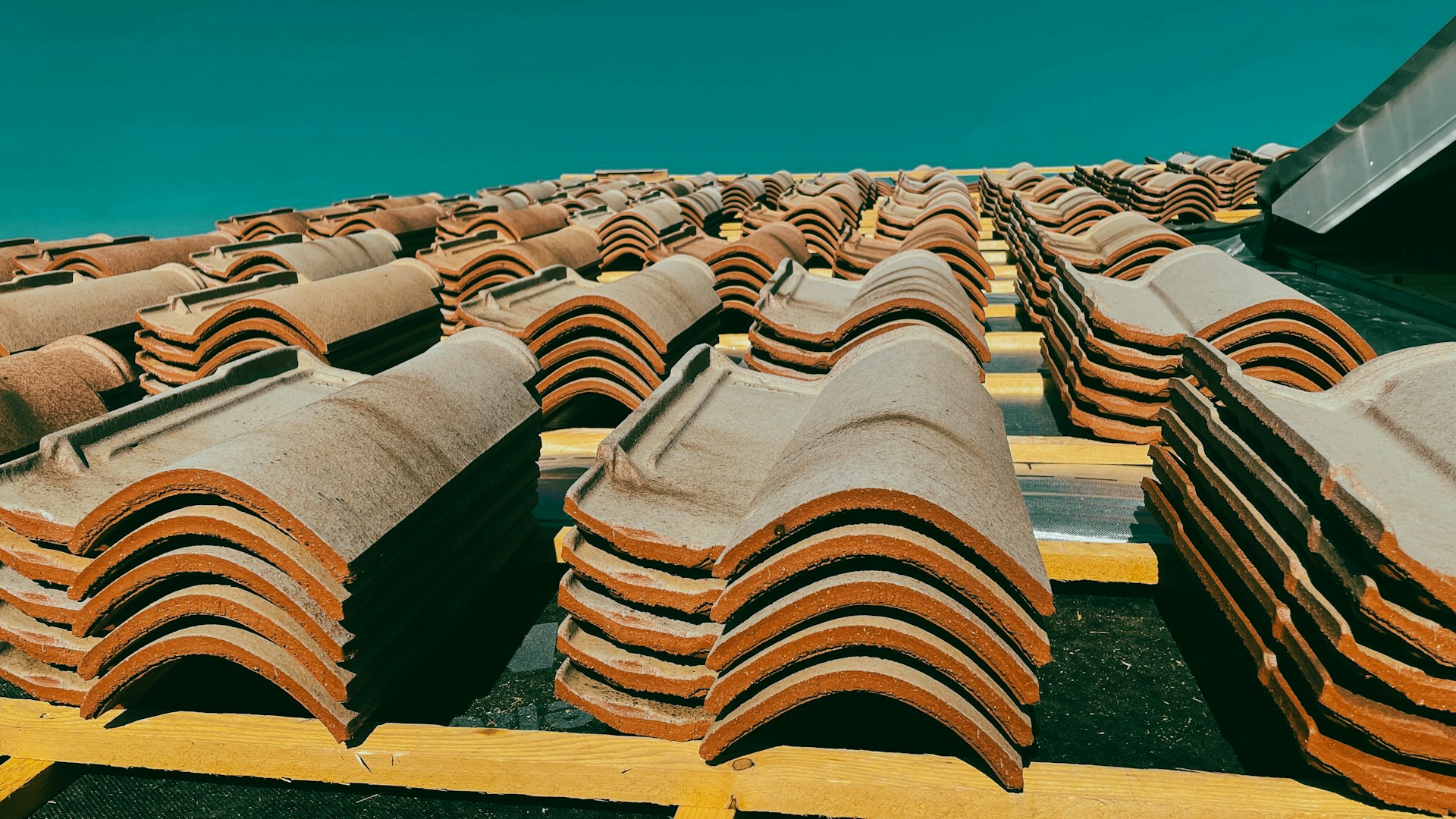 House roof tiles